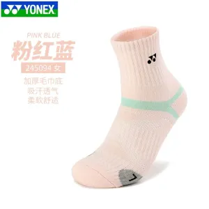 YONEX SPORT Women Socks 22-25cm 245094-172 PINK/ BLUE